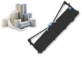 Lexmark Black Nylon Printer Ribbons (6/pack) (1040900)